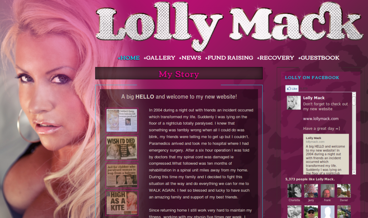 Lolly Mack home page